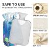 Ocean Sea Dolphin Fish Hot Water Bottle with Cover, 1 L view 4
