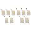 FRCOLOR 10-Pack Sisal Soap Bags with Drawstrings view 1