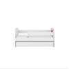 Baby Bed 80 x 180 cm, White, Without Drawer or Mattress, Fire Truck Design view 3