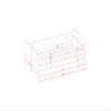 Baby Bed 80 x 180 cm, White, Without Drawer or Mattress, Fire Truck Design view 4