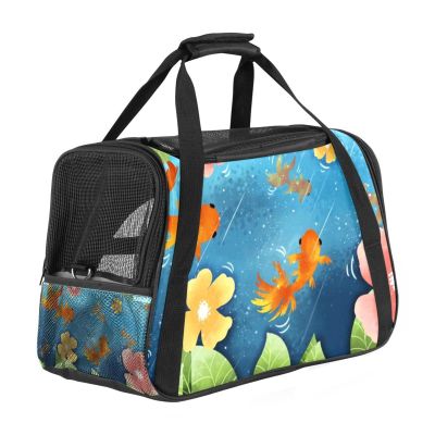 Pet Carrier Bag, Soft-Sided, Foldable, Airline-Approved, for Corgis, Cats, Dogs and Puppies