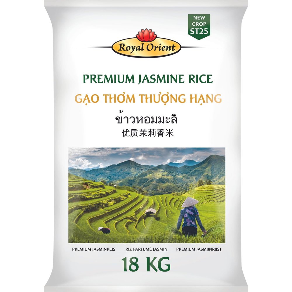 Royal Orient Premium Jasmine Rice (1 x 18 kg)
