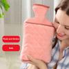 1-Piece 1,000 mL Thick Hot Water Bottle Fabric Cover view 3