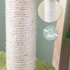 ACSUZ Sisal Cat Tree with Scratching Post, Blue view 3