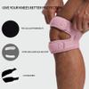 POKEAT 2-Pack Knee Compression Sleeves for Men and Women view 2