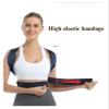 Adjustable Men's Posture Correction Back Brace with Steel Plate, Black, Large view 4