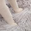 Fluffy Plush Donut Pet Bed for Cats and Small Dogs view 4