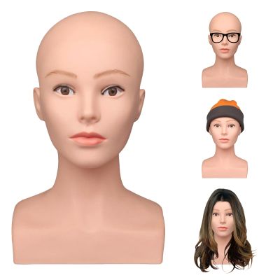 Milageto Female Mannequin Head for Wigs and Accessories