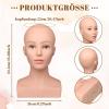 Milageto Female Mannequin Head for Wigs and Accessories view 2
