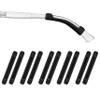 Pilotfish Basics Silicone Eyeglass Temple Tips, Anti-Slip Ear Grips, 5 Pairs, Black view 1