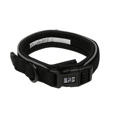 duvoplus Ultimate Fit Comfy Fashion Collar, XS, 30–33 cm, Granite Black