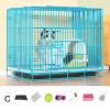 AoForce Foldable Metal Wire Cat Cage view 1