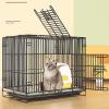 AoForce Foldable Metal Wire Cat Cage view 4