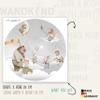 WANDKIND Forest Animals Wall Decal for Kids’ Room, Round V381, Hand-Drawn, 130 cm view 3