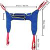 KAOSMX Lifting Belt for People with Disabilities, Leg Lifter Strap, Full-Body Patient Transfer Belt view 3
