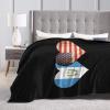 Guatemala Flag and American Flag Ultra-Soft Flannel Fleece Blanket, All-Season Warm Throw view 4
