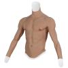 XSWL Silicone Male Chest Suit with Fake Belly and Realistic Abs, Muscle Arms, for Cosplay, Color 1, S view 1