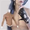 XSWL Silicone Male Chest Suit with Fake Belly and Realistic Abs, Muscle Arms, for Cosplay, Color 1, S view 2