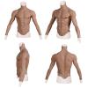 XSWL Silicone Male Chest Suit with Fake Belly and Realistic Abs, Muscle Arms, for Cosplay, Color 1, S view 3