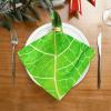 Cloth Napkin with Frog and Green Leaves, 1-Piece, Polyester, Washable and Reusable, 50.8 x 50.8 cm, Hemmed Edges view 2