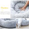 Donut Plush Pet Bed for Cats and Small Dogs view 3