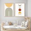 Sarah Duke 3-Piece Nursery Poster Set, Abstract Rainbow, Sun and Moon Canvas Wall Art, Unframed, Baby Room Decor Gift for Boys and Girls (40 x 50 cm) view 3