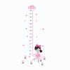 Pink Girl Height Chart Wall Decoration for Children's Rooms view 1