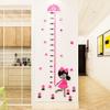 Pink Girl Height Chart Wall Decoration for Children's Rooms view 4
