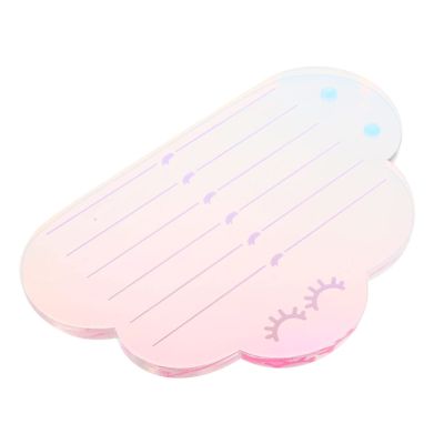 FRCOLOR Transparent Acrylic Eyelash Extension Palette with Magnetic Suction Holes
