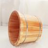 Wooden Foot Bath and Massage Basin – Brown, Small view 2