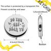 KEYCHIN Pocket Mirror with Music Album, Singer Fans, Gifts, Get Deja Vu, Music Lyrics, Compact Makeup Mirror for Women, Girls, Teens (Deja Vu-S) view 2
