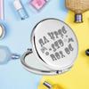 KEYCHIN Pocket Mirror with Music Album, Singer Fans, Gifts, Get Deja Vu, Music Lyrics, Compact Makeup Mirror for Women, Girls, Teens (Deja Vu-S) view 4