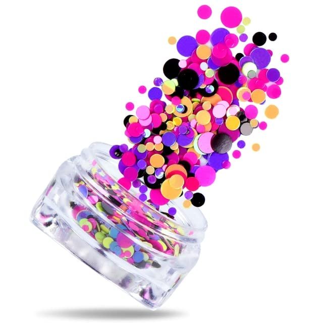 MINGSO Mermaid-Effect Sequin Nail Art Decorations