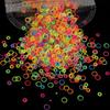 MINGSO Mix Plum Flower Sequins for Nail Design, Sparkly Glitter Flakes Nail Art Decorations, Gel Manicure Accessory view 1