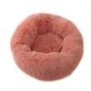Chickwin Round Plush Donut Dog Bed, Washable, 80 cm, Crab Pink view 1