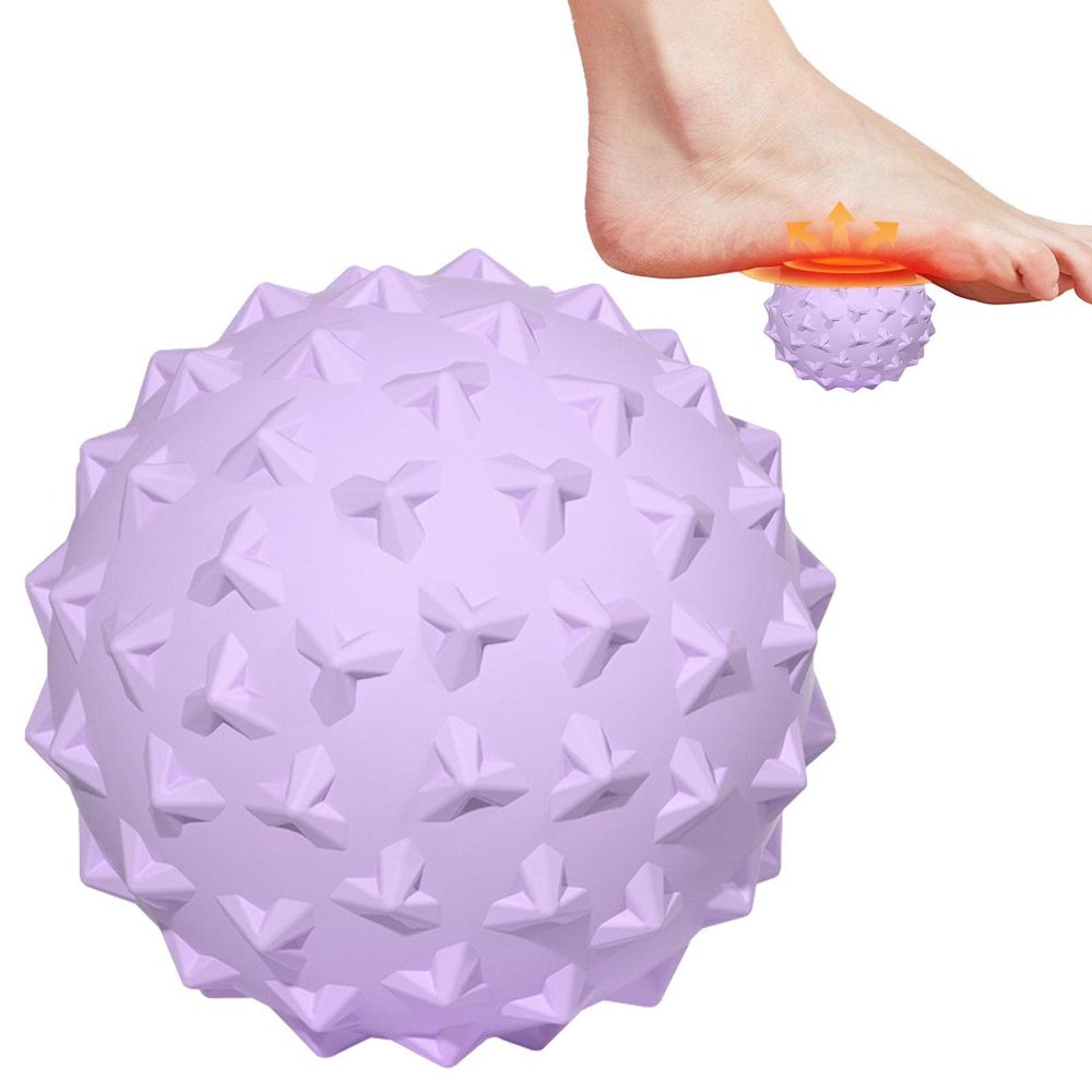 Spiky Massage Ball for Feet, Trigger Point Ball, Hard Massage Ball for Deep Tissue and Myofascial Release
