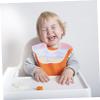 Kisangel 4-Piece Drool Bib Set, Lightweight and Washable, Simple Design, for Boys, Girls and Toddlers view 4