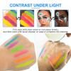 Batto 6-Pack Glow-in-the-Dark Face and Body Paint Sticks Makeup Set for Parties view 2