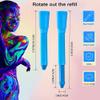 Batto 6-Pack Glow-in-the-Dark Face and Body Paint Sticks Makeup Set for Parties view 4