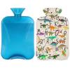 Alphabet Dinosaur Hot Water Bottle with Cover, 2 L view 1