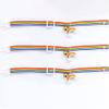 Stakee Rainbow Adjustable Nylon Pet Collar with Bell view 2