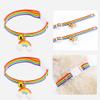 Stakee Rainbow Adjustable Nylon Pet Collar with Bell view 3