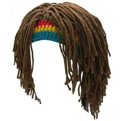 Stakee Dirty Braid Wig Cap, Black Braided Wig Hat