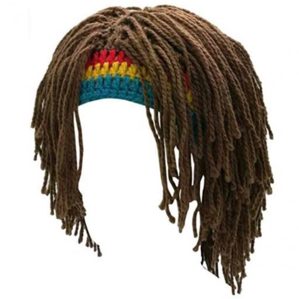Stakee Dirty Braid Wig Cap, Black Braided Wig Hat