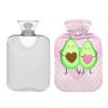 YOUJUNER Hot Water Bottle with Avocado Love Cover, 1 Liter view 2