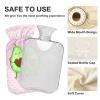 YOUJUNER Hot Water Bottle with Avocado Love Cover, 1 Liter view 4