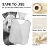 YOUJUNER Hot Water Bottle with Black Panda Print Cover, 1 Liter view 4