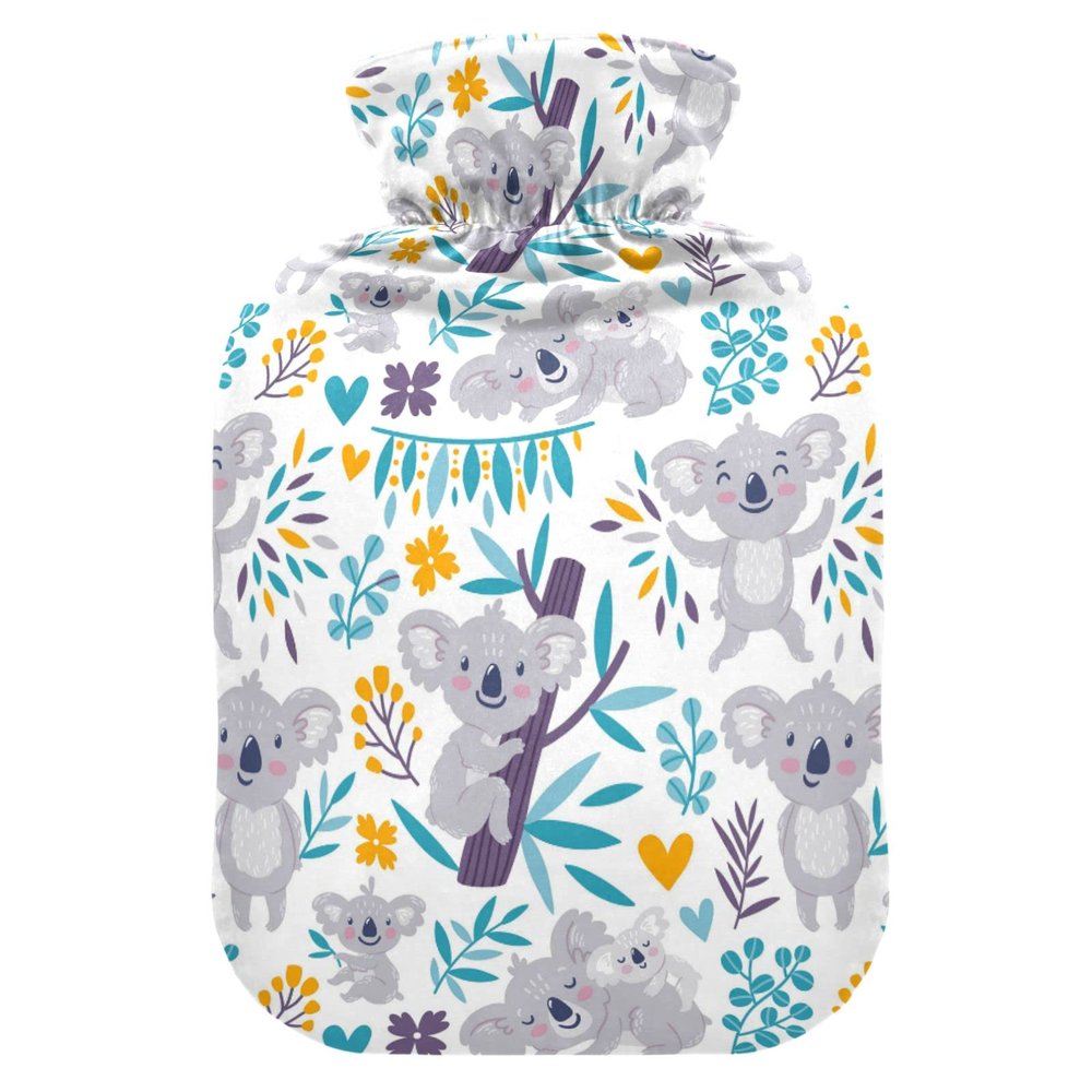 YOUJUNER Hot Water Bottle with Koala Pattern, 2 L