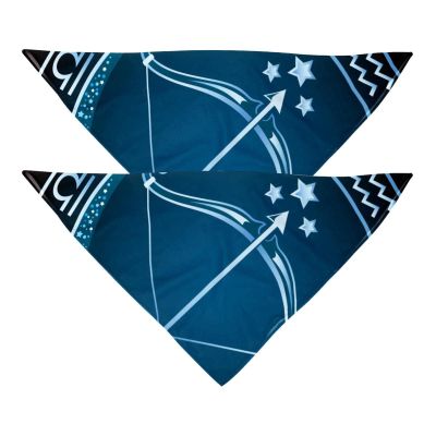 Sagittarius Zodiac Dog Bandanas, 2-Pack