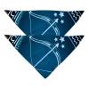 Sagittarius Zodiac Dog Bandanas, 2-Pack view 1